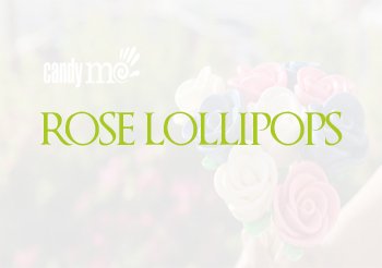 rose lollipops